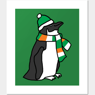 Irish Penguin on St Patricks Day Posters and Art